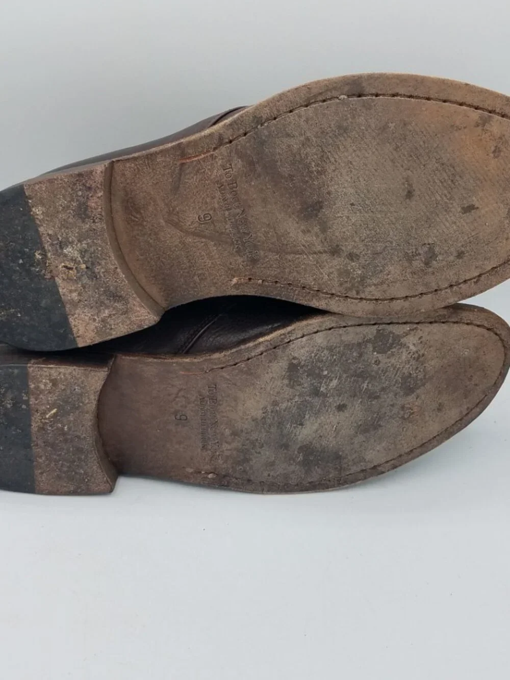 To Boot New York Adam Derrick Brown Leather Chukka Ankle Boots Mens 9